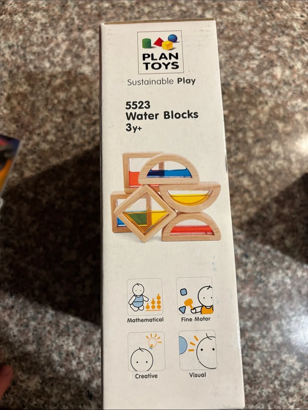 NWT Plan Toys water blocks alligator pull toy bundle Plantoys